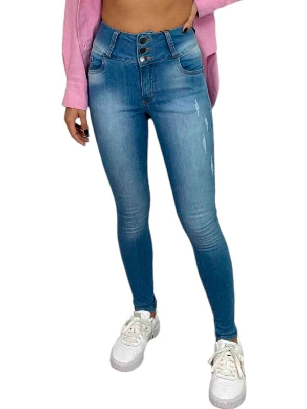 CALÇA JEANS CÓS ALTO FEMININA  COSH JEANS - Jeans