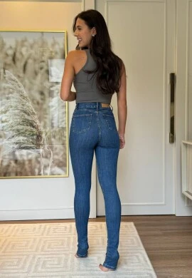CALÇA JEANS FEMININA ADRIANA LONGA - COSH JEANS - Jeans medio