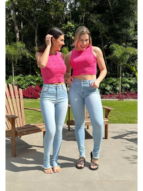 CALÇA JEANS FEMININA ALANA LONGA - COSH JEANS - Jeans