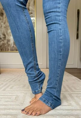 CALÇA JEANS FEMININA ADRIANA LONGA - COSH JEANS - Jeans claro