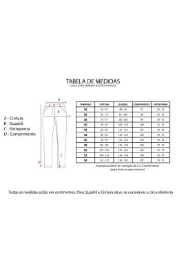 CALÇA JEANS FEMININA C/DETALHE LATERAL - Jeans