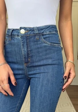 CALÇA JEANS FEMININA CECILIA LONGA - COSH JEANS - Jeans claro