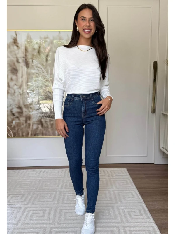 CALÇA JEANS FEMININA CRIS TERMICA  COSH JEANS - Jeans escuro