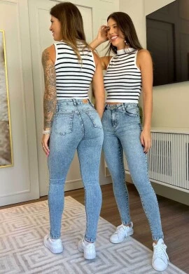 CALÇA JEANS KATY HOT SKINNY FEMININA - COSH - Jeans