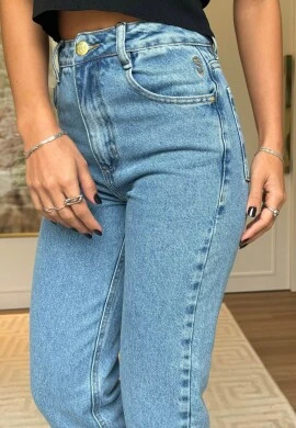 CALÇA RETA FEMININA FABIOLA  COSH JEANS - Jeans