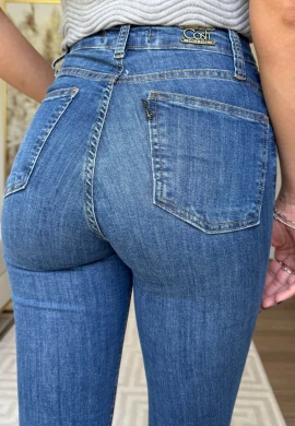 CALÇA JEANS LIPO FEMININA CECILIA  COSH JEANS - Jeans medio