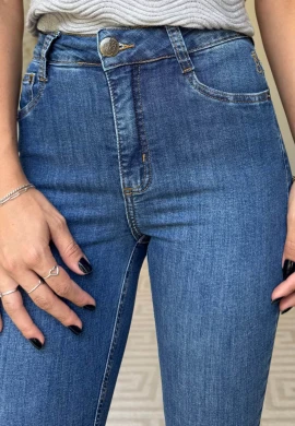 CALÇA JEANS LIPO FEMININA CECILIA  COSH JEANS - Jeans medio