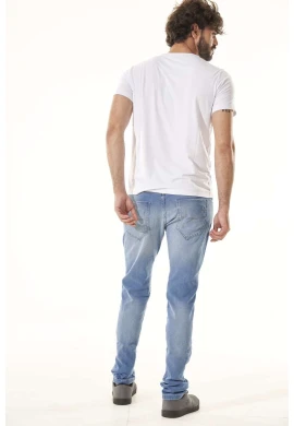 CALÇA JEANS MOLETOM DESTROYED COM ELASTANO - Jeans