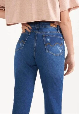 CALÇA JEANS MOM FEMININA SORAIA - COSH - Jeans