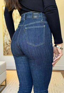 CALÇA JEANS PARA GESTANTES ANA REGULADORA  COSH JEANS - Jeans escuro