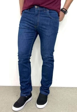 CALÇA JEANS RETA ESCURA MASCULINA  COSH JEANS - Jeans