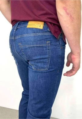 CALÇA JEANS RETA ESCURA MASCULINA  COSH JEANS - Jeans