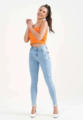 CALÇA JEANS SKINNY ANNE FEMININA - COSH - Jeans