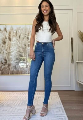 CALÇA JEANS VIVI HOT FEMININA - COSH - Jeans