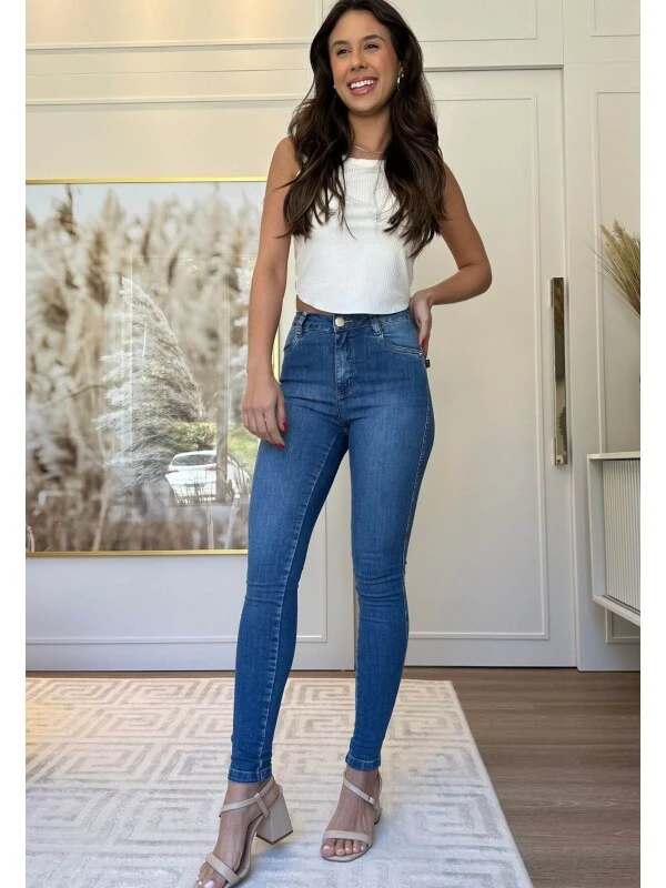 CALÇA JEANS VIVI HOT FEMININA - COSH - Jeans