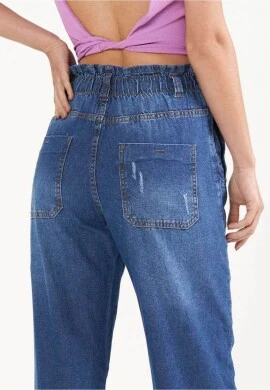 CALÇA JEANS WID C/ ELASTICO FEMININA - COSH - Jeans