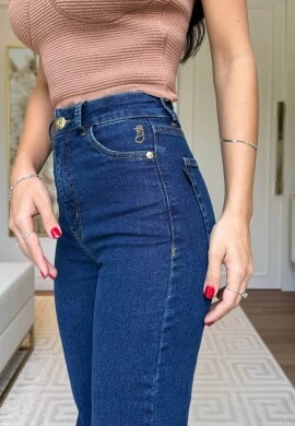 CALÇA JEANS WIDE LEG FEMININA LAIS  COSH JEANS - Jeans
