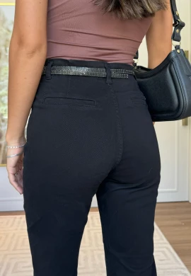 CALÇA JOGGER FEMININA MALU - COSH JEANS - Preto