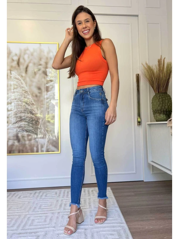 CALÇA LEVANTA BUMBUM FEMININA ENY COSH JEANS - Jeans