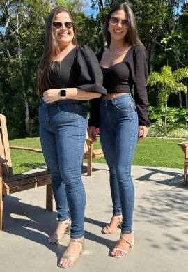CALÇA LEVANTA BUMBUM FEMININA LIDI  COSH JEANS - Jeans