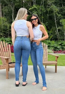 CALÇA LONGA FEMININA MARCIA  COSH - Jeans