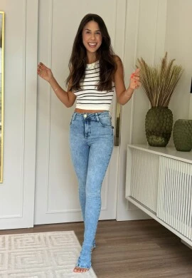 CALÇA LONGA FEMININA SOFIA - COSH JEANS - Jeans