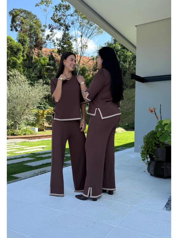 CALÇA MAIA MODAL - COSH JEANS - Marrom