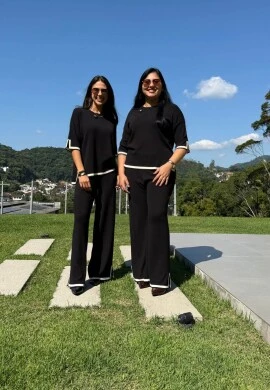 CALÇA MAIA MODAL - COSH JEANS - Preto