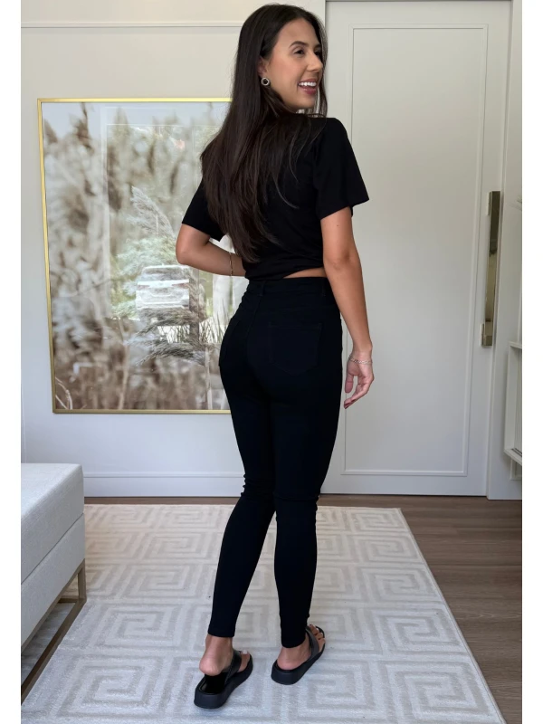 CALÇA MANU MEGA POWER - COSH JEANS - Preto