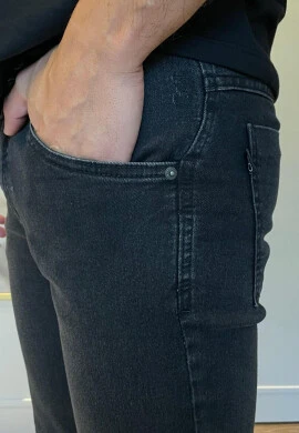 CALÇA MASCULINA RETA STONADA BRAYAN - COSH JEANS - Preto