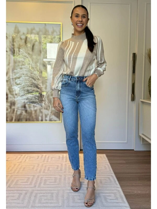 CALÇA MOM FEMININA ANGELA  COSH JEANS - Jeans