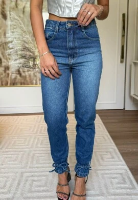CALÇA RETA FEMININA AURORA - COSH - Jeans