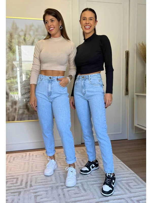 CALÇA MOM FEMININA DANIA - COSH JEANS - Jeans