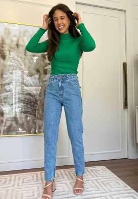 CALÇA MOM FEMININA FIORE - COSH JEANS - Jeans