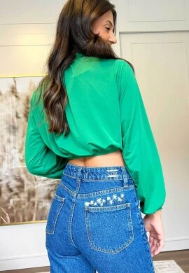 CALÇA MOM FEMININA MARGARIDA - COSH JEANS - Jeans