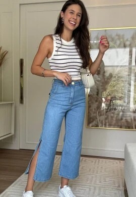 CALÇA PANTACOURT FEMININA PATRICIA - COSH JEANS - Jeans