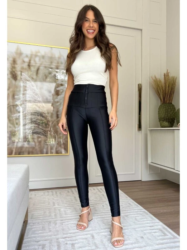 CALÇA PRADA FEMININA LIPO - COSH JEANS - Preto