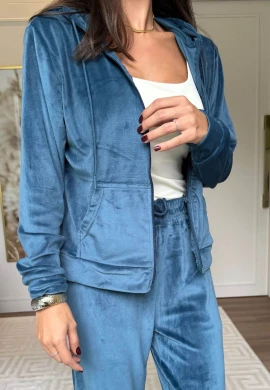 CALÇA RETA PLUSH MELINA - COSH JEANS - Azul