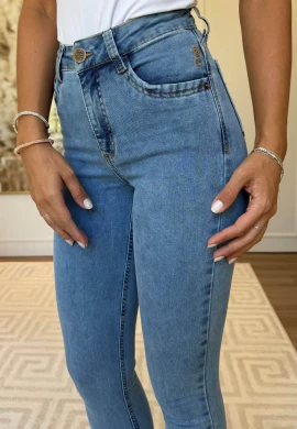 CALÇA SKINNY FEMININA LARA  COSH JEANS - Jeans claro
