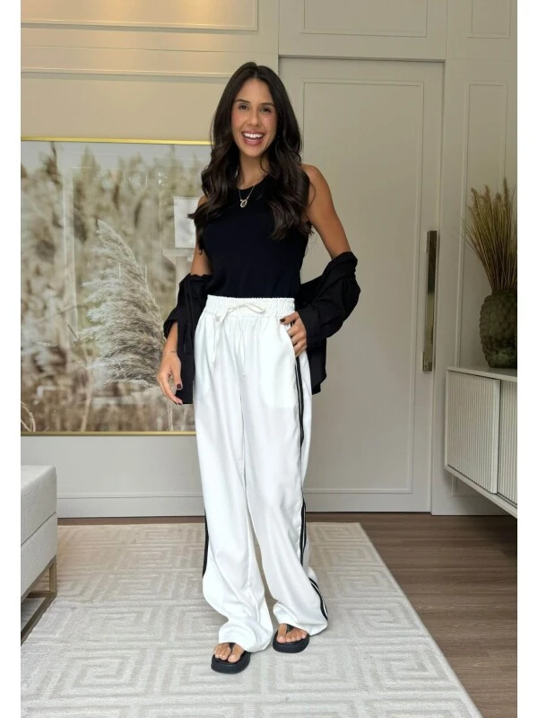 CALÇA TRACK PANTS - COSH JEANS - Branco