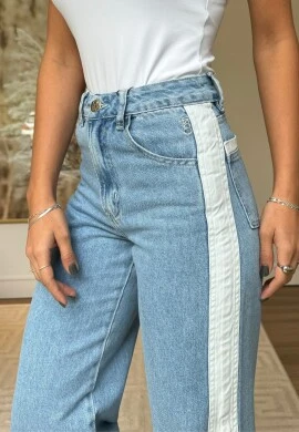 CALÇA WIDE LEG FEMININA BRIGITE - COSH JEANS - Jeans