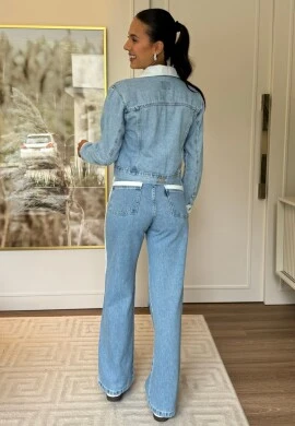 CALÇA WIDE LEG FEMININA BRIGITE - COSH JEANS - Jeans