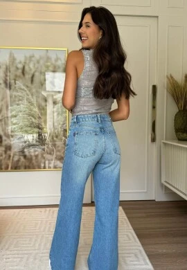 CALÇA WIDE LEG FEMININA MARIA - COSH JEANS - Jeans