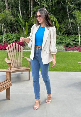 CALÇA MOM FEMININA LIS - COSH - Jeans