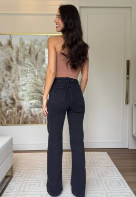 CALÇA WIDE LEG FEMININA CARLA - COSH JEANS - Preto