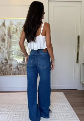 CALÇA WIDE LEG FEMININA LIA - COSH JEANS - Jeans