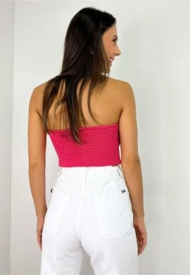 CALÇA WIDE LEG FEMININA MAITE - COSH JEANS - Branco