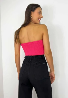 CALÇA WIDE LEG FEMININA MAITE - COSH JEANS - Preto