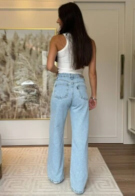 CALÇA WIDE LEG FEMININA MARIELE - COSH JEANS - Jeans
