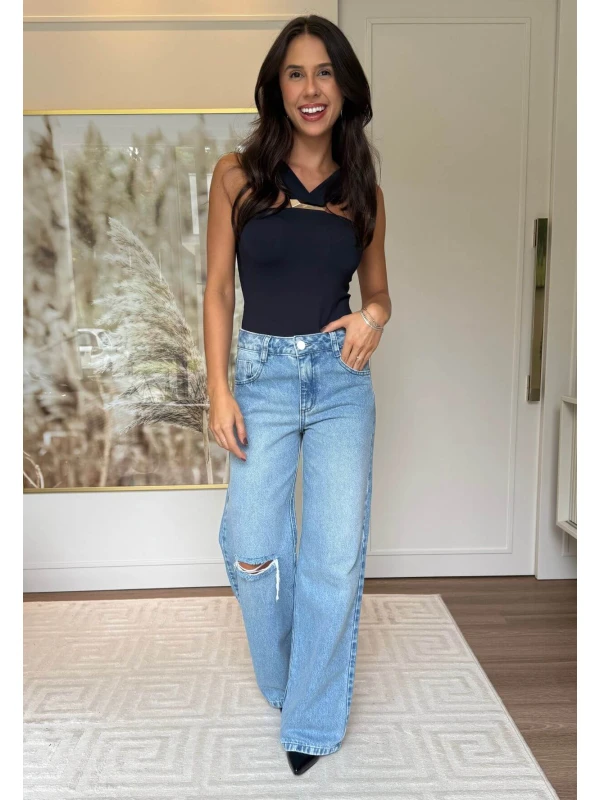 CALÇA WIDE LEG FRAN - COSH JEANS - Jeans